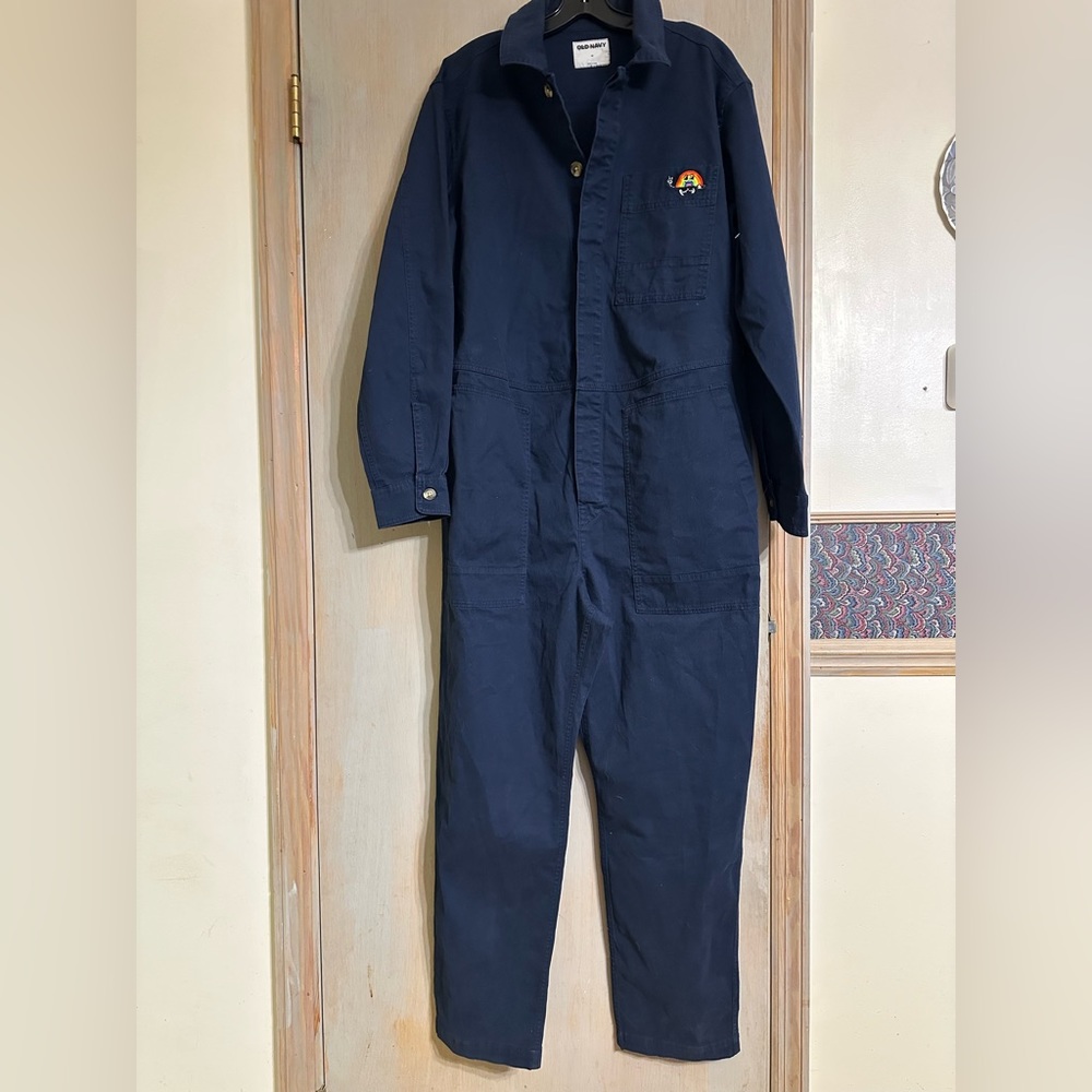 Old Navy Navy Blue Women's Coverall Jumpsuit
